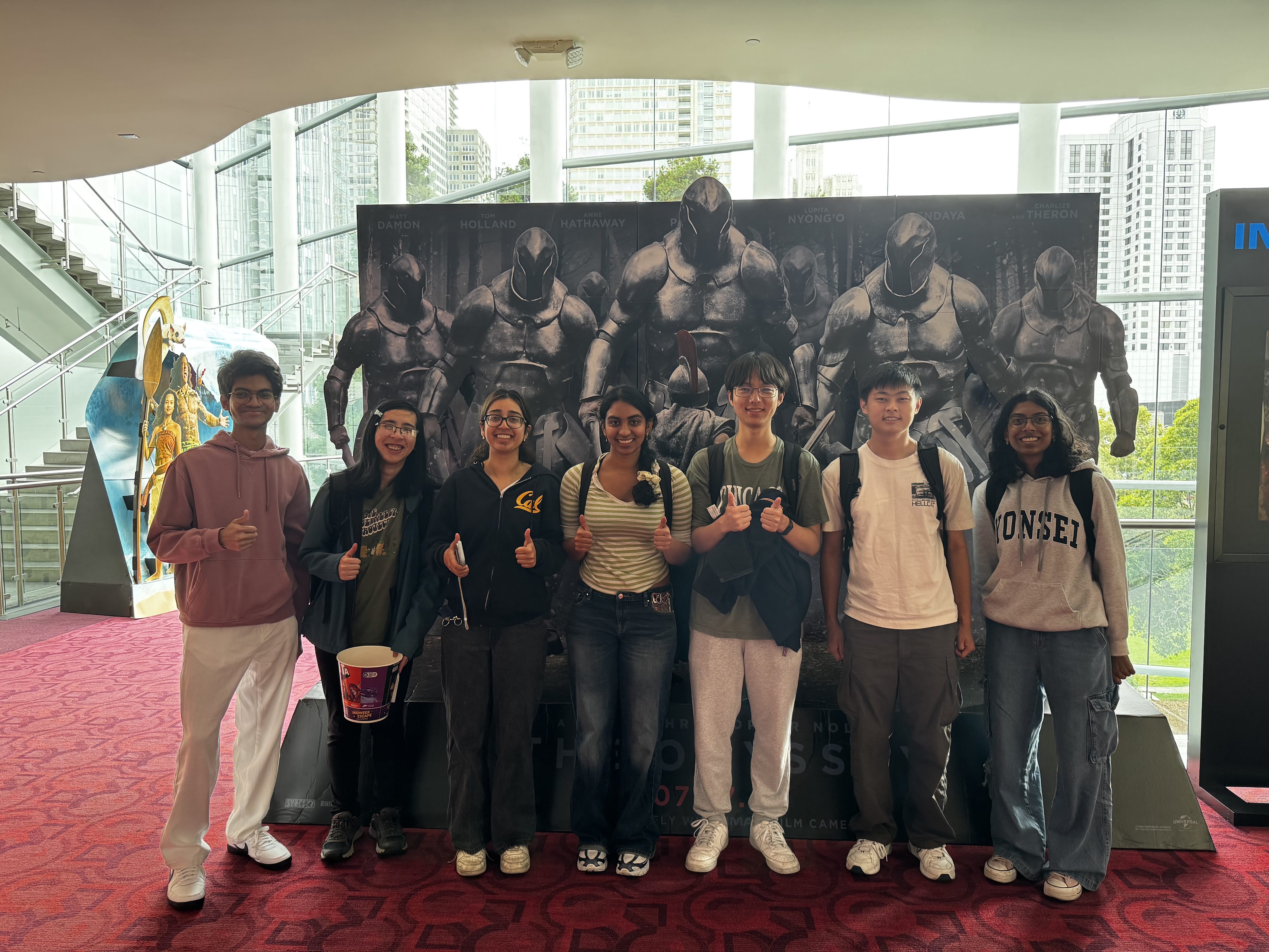 CS 61A staff goes to see The Odyssey