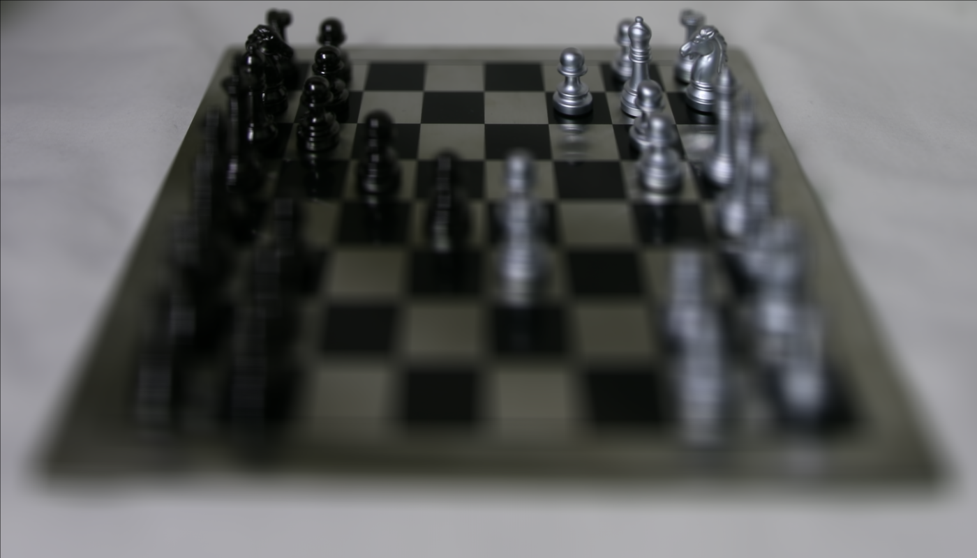 chess refocused image depth 0.0